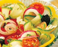 Salade grecque au Concombre et à la Tomate de France