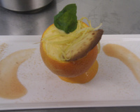 Orange givrée maison