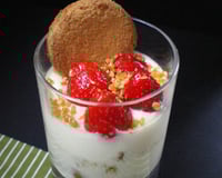 Tiramisu palet breton et fraises