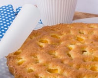 Tarte sans pâte à la mirabelle
