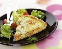 Tarte au saumon et au Chavroux