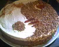 Entremet chocolat caramel