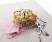 Pâte à crêpes en deux versions