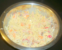 Salade céleri, carottes, radis et sa sauce blanche