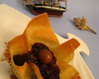 The Black pearl ou pastilla Johara au cacao, pralin et fleur de sel