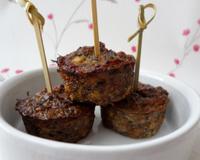 De petites bouchées bien fermes et bien goûteuses pour étonner à l'apéritif, à servir avec des piques en bois.
