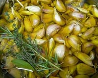 Ail confit à l'huile d'olive