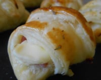 Croissants apéritifs jambon & Kiri