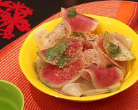 Salade de radis au gomasio