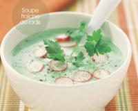 Soupe fraîche de radis