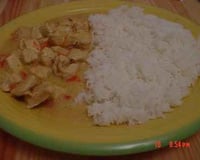 Poulet au curry façon provencale