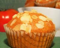 La tomate se décline en gourmandise sucrée. Un muffin surprenant, joliment colorée et étonnamment moelleux.