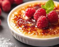 “Le dessert craquant et fondant qui termine le repas” : Cyril Lignac partage sa recette de crème brûlée vanille et fève tonka, simple et délicieuse !