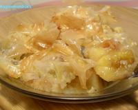J'ai voulu un dessert gourmand mais sans la croûte épaisse sablée habituelle ! Les bananes sont déjà assez riches par elles-mêmes !