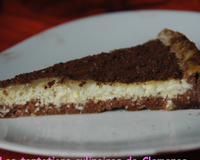 Tarte chocolat, citron et coco