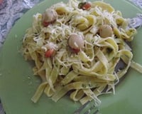 Tagliatelles aux pétoncles