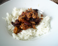 Chili con carne et son riz basmati
