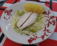Filets de sole aux poireaux