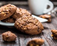 Cookies Healthy aux pépites de chocolat et noisettes