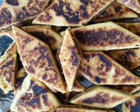 Losanges de semoule aux dattes