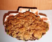 Crumble au chocolat fondant...