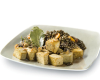 Potée de lentilles au tofu