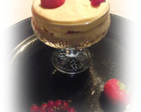Crème de mascarpone aux fraises
