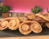 Palmiers maison avec sucre vanillé