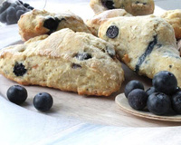 Blueberry Buttermilk Scones (sans beurre)
