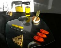 Une recette élaborée y a 2 semaines, une entrée au goûts subtile.Une entrée avec trois saveurs différentes qui s'entendent parfaitement.