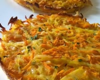 Galette de pomme de terre & carotte