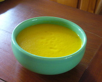 Soupe carottes et lait de coco