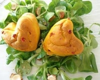 Muffins au potiron et aux noisettes