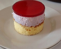 Bavarois à la framboise