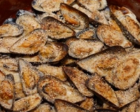 Moules de l'aiguillon gratinées à la crème d'ail