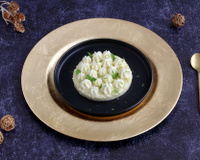 Entremet de riz au lait de coco et crème fouettée mascarpone citron vert