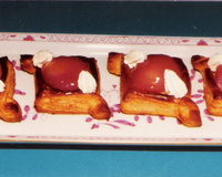 Feuilletés aux pêches