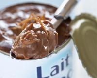 Une texture tendre et grasse (lait de coco et chocolat lait) comme des rillettes,avec des morceaux, petits (gingembre) et gros (abricot), comme des rillettes et beaucoup…