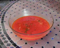 Velouté de tomates de mon jardin