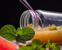 Condiment pamplemousse, gingembre et menthe