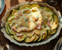 Gratin de courgettes aux pommes de terre