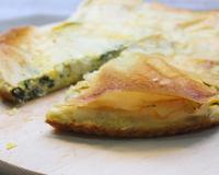 Une tourte parfaite où feta et épinards se marient à la perfection....