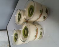 Tiramisu aux kiwis et au spéculoos