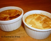 Crèmes aux pommes et fève tonka