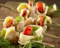 Des brochettes au goût terre et mer !