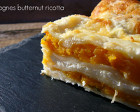 Lasagnes butternut / ricotta