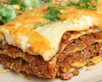 Lasagnes à la sauce bolognaise faite maison