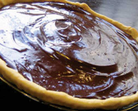 Tarte au chocolat au lait