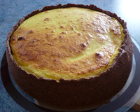 Tarte au fromage blanc et au chocolat