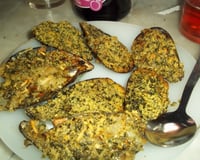 Moules farcies au beurre d'escargot